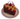 New Ceramic Brown / Red Cherry Pie Dish With Lid Food Storage By Luna & Sage