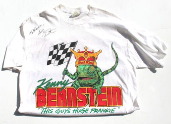 Vtg Kenny Bernstein First 300 Budweiser King Racing 1998 T-shirt Size L Signed