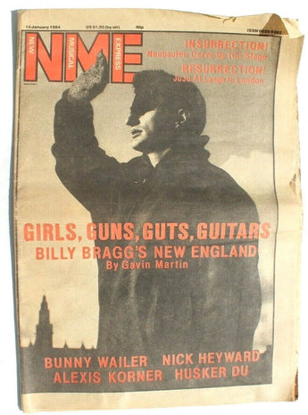 Vtg January 14, 1984 NME (New Music Express) Magazine Newspaper - Bunny Wailer