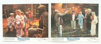 2 Vtg Original 1983 TWILIGHT ZONE THE MOVIE Lobby Card (Warner Brothers)