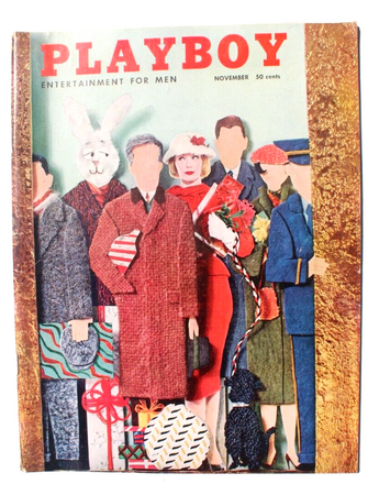 Vtg November 1956 Playboy Magazine Vol. 3 No. 11 Betty Blue W/ Centerfold