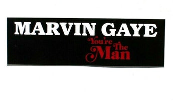 Marvin Gaye Promo Sticker for YOU’RE THE MAN Motown R&B