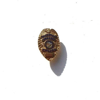 Vtg Police Officer Torrance Mini Badge Lapel Pin Hat Pin Tie Pin