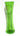 Antique Green Glass Victorian Flower Decorated Bohemian Art Glass Vase 12.5"