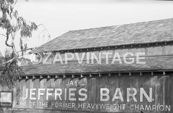 Vtg 1950's JAS. J. Jeffries Barn Home Of Former Heavyweight Champion Photo #1843