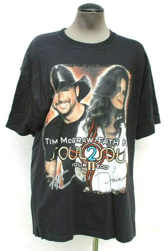 Vtg Men's Faith Hill / Tim Mcgraw Soul to Soul Band Concert Tour Graphic T-Shirt