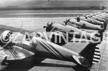Vtg B&W WWII World War Two Military U.S. Army Aircraft Airplanes Photo #747