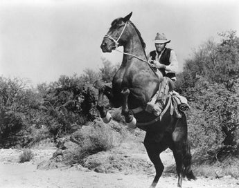 Vtg RARE Black & White Portrait of ELVIS PRESLEY Western Charro Movie Photo #643