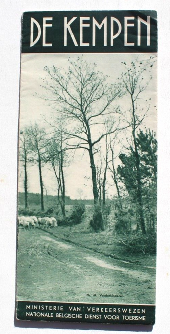 Antique De Kempen National Tourist Office Of Belgium Tour Guide Brochure