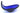 Vtg Collectible Cobalt Blue Curved Glass Serving / Appetizer Bowl