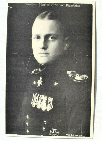 Vtg Orig RITTMEISTER MANFRED FRHR VON RICHTHOFEN Postcard