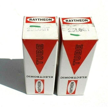 Vtg NOS Raytheon 25L6GT Tubes - Matching PAIR in Boxes