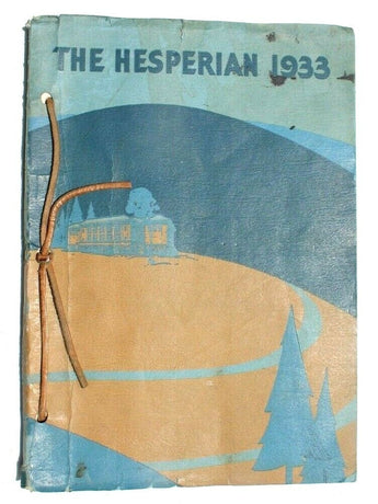 Vtg June 1933 The Hesperian Of Hoquiam High School Washington Indian Yearbook