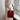 New Women Red Casual Bow Decorated Bucket Crossbody Bag