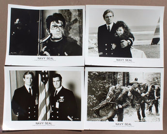 Vtg 1990 Navy Seal Movie Photo Promo T.V. Film Press Kit / Lobby Card Stills