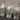 Set of 3 Vintage Coca Cola Bell Shape White Letter Enjoy Coke Clear Glasses Cups