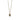 New Woman 18K Gold Plated Stainless Steel Cushion Pearl Chain Necklace