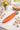 New Solid Wooden Hand Carved Carrot Bowl Easter Table Centerpiece Decor 22.5"