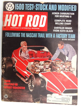 Vintage HOT ROD July 1967 Automotive MAGAZINE 158 Pages (1 Of 150)
