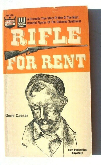 Vintage 1963 Gene Caesar Riffle For Rent Monarch Books Book