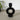 New MCM Black Circle Round Modern Abstract Candle Holder Room Decor