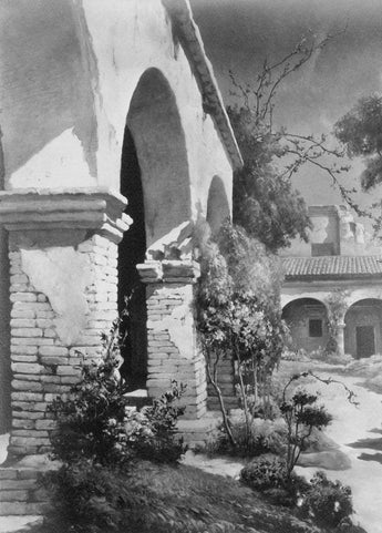 Vintage 1930's El Camino Real California Mission San Juan Capistrano Photo #820