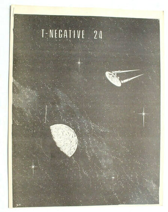 Vtg September 1974 T - Negative 24 Star Trek Fanzine Newspaper Packet Booklet