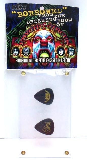 Vtg 1998 Kiss Band Memorabilia Ace Frehley Psycho Circus Tour Guitar Picks NOS