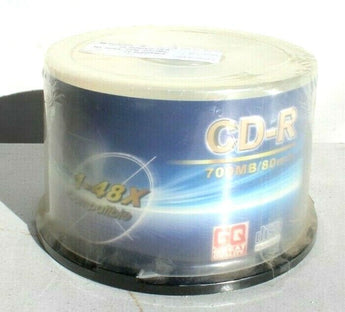 Sealed Great Quality GX Black CD-R 50 Pack 48x 700MB 80 Minutes NIB