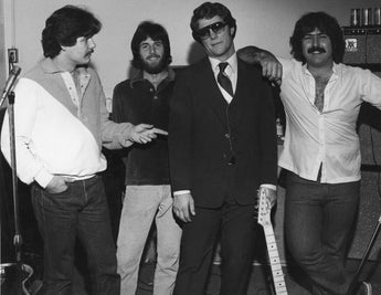 Vintage Black & White Rock N Roll / Punk Hair Band Group PHOTO 8X10