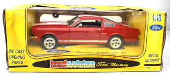 Vtg Jouef Evolution Red 1:18 Scale Ford Mustang 350 GT 65 Diecast Toy Race Car