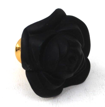 Vtg Old Rose Noir Perfume Concentrate Black Rose Full Perfume Pottle 3.5ml 1.8oz
