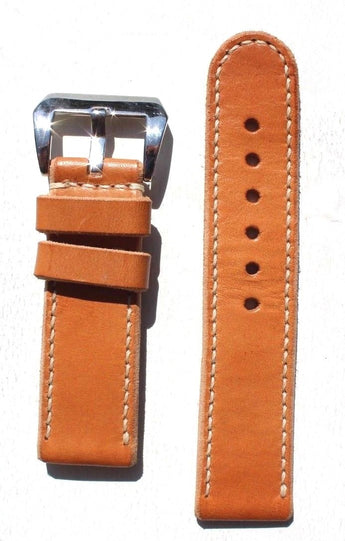 NEW Gabo Leather Apple Watch (fits 42mm) Strap / Band - Tan 24mm lug