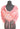 NEW Pink / Salmon WOMENS BUTTON UP / Over Shoulder TRENDY Scarf