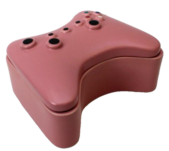 New Pink Gamer GF Girly Video Game Controller Rage Gamer Candle Gift