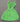 Vtg 1970's Crochet (Green) Sleeveless Flare Dress Doll Play Clothes / Clothing
