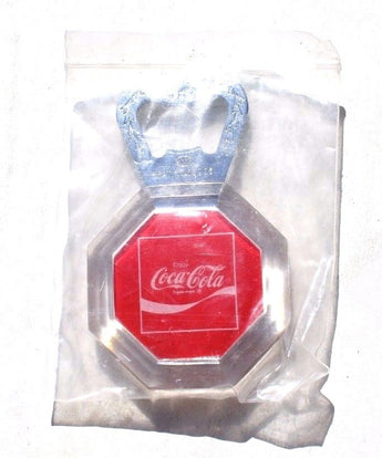 Vintage Rare Coca Cola Soda Pop Advertising Magnetic Fridge Beer Bottel Opener