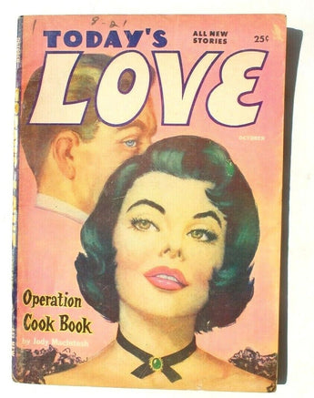 Vtg October 1956 Today's Love Stories Vol. 20 No. 3 (Cook Book) Magazine