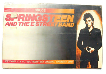 Vtg 1981 Bruce Springsteen & The E Street Band Ohio Concert Poster Flyer
