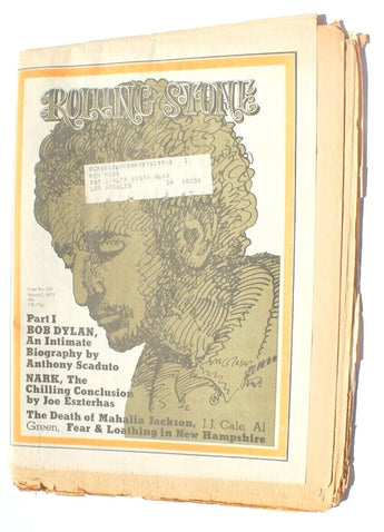 Vtg Rolling Stones April 13, 1972 Issue No. 106 Magazine Newspaper Pete Seeger