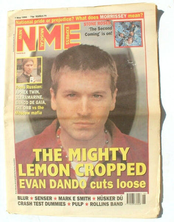 Vtg May 7, 1994 NME (New Music Express) Magazine Newspaper - Evan Dando