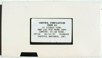 Vtg 1997 Rare Capitol Records Compilation 15 Videos VHS Tape (Beastie Boys)