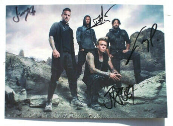 Jacoby Shaddix Autographed Signed 5x7 Original Postcard ( PAPA ROACH )