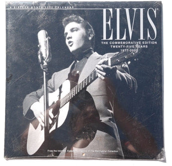 Sealed ELVIS PRESELY 2002 CALENDAR THE COMMEMORATIVE EDITION 1977-2002