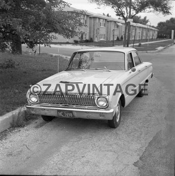 Vtg 1964 Ford Falcon Parked On Neighborhood Street California Photo #2013