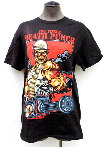 New Five Finger Death Punch Demon Inside (5FDP) Men's Graphic T-shirt Tee Medium