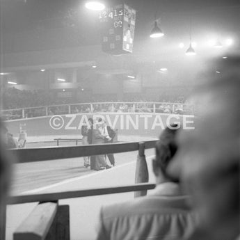 Vintage 1956 Los Angeles Braves Girls Roller Derby Game Photo #1636