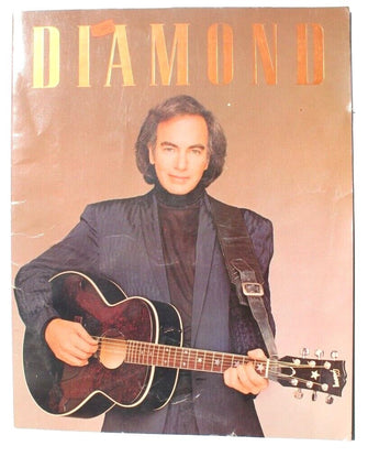 Vtg NEIL DIAMOND 1988-1989 Tour Concert Program Souvenir Picture Album Book
