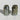 Vintage TIKI Hawaiian Totem POLE Metal Owl SALT AND PEPPER SHAKERS