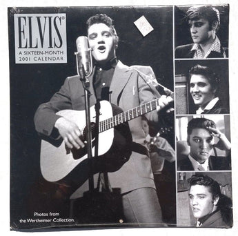 SEALED 2001 Elvis Presley Calendar A SIXTEEN MONTH Calendar NOS